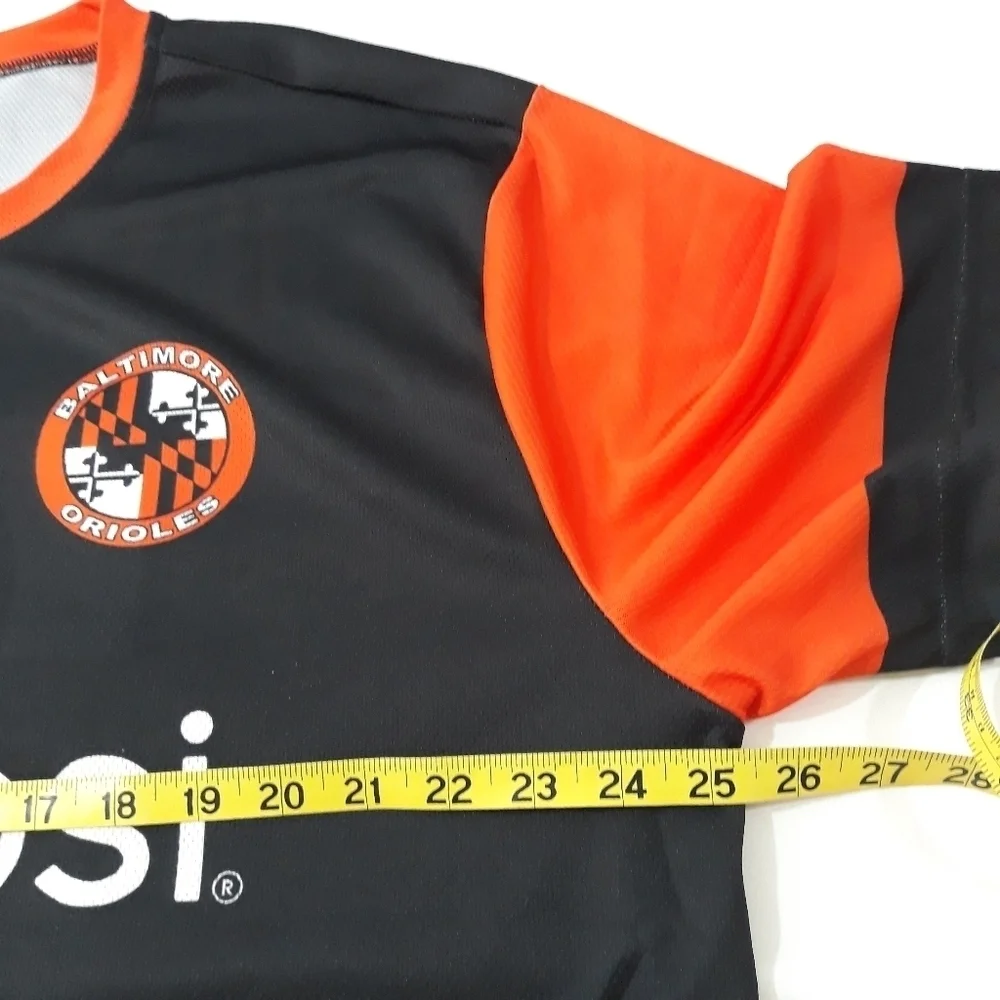 Baltimore Orioles Birdland Jersey 2022 Black Orange Soccer Stadium XL
